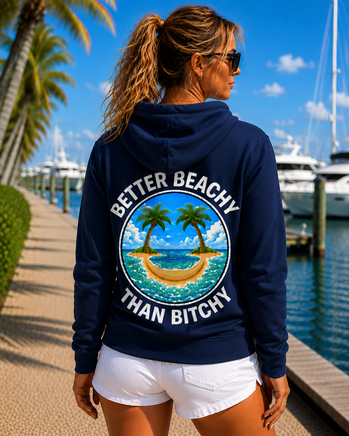 Women's Pullover Hoodie Deep Navy